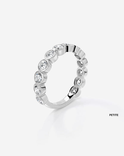 TCW Round Half Eternity Lab Grown Diamond Wedding Band