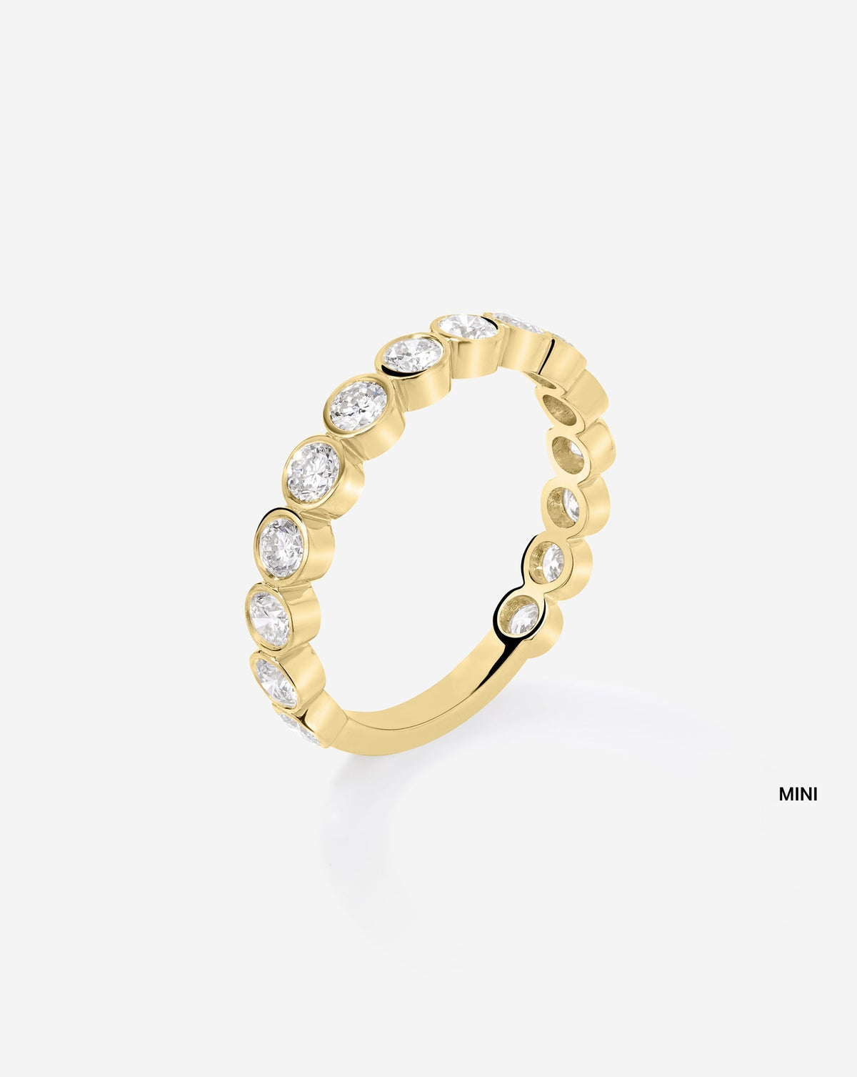 TCW Round Half Eternity Lab Grown Diamond Wedding Band