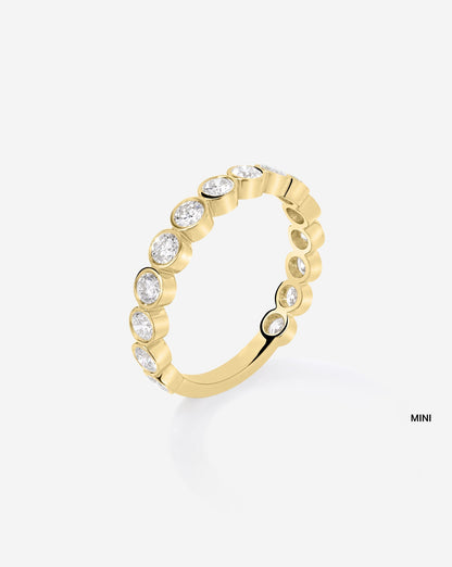 TCW Round Half Eternity Lab Grown Diamond Wedding Band