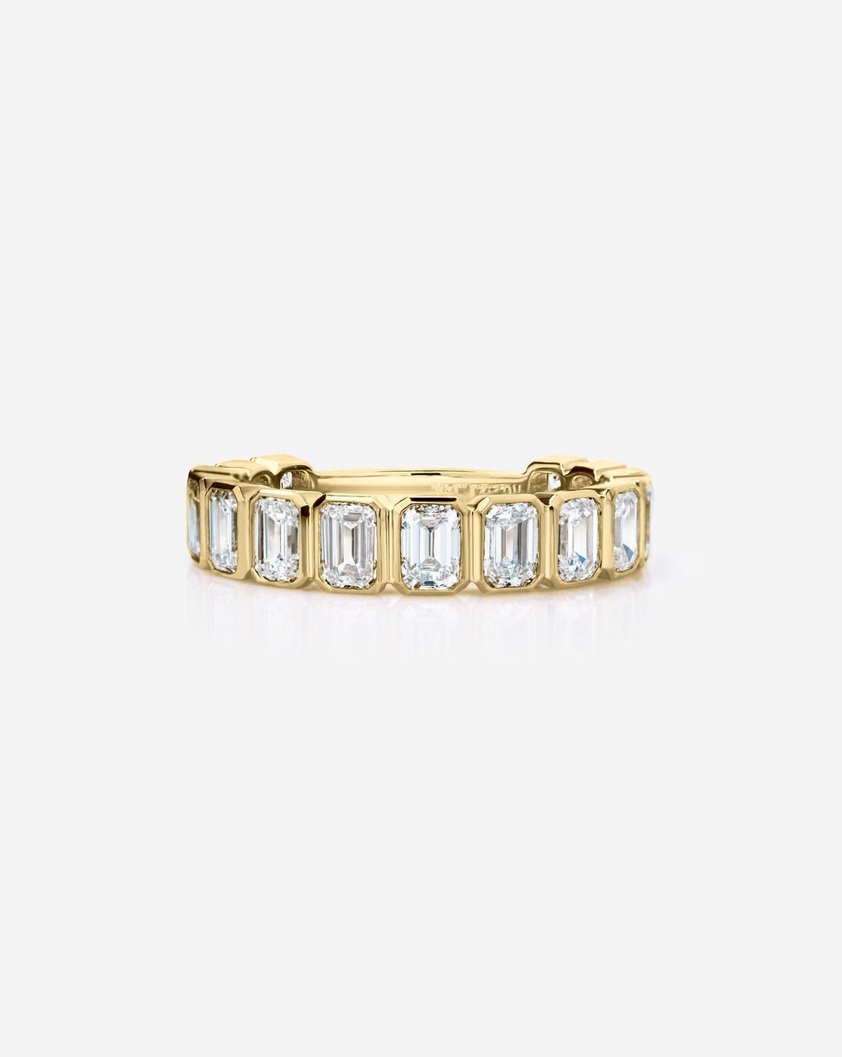 TCW Round Half Eternity Lab Grown Diamond Wedding Band