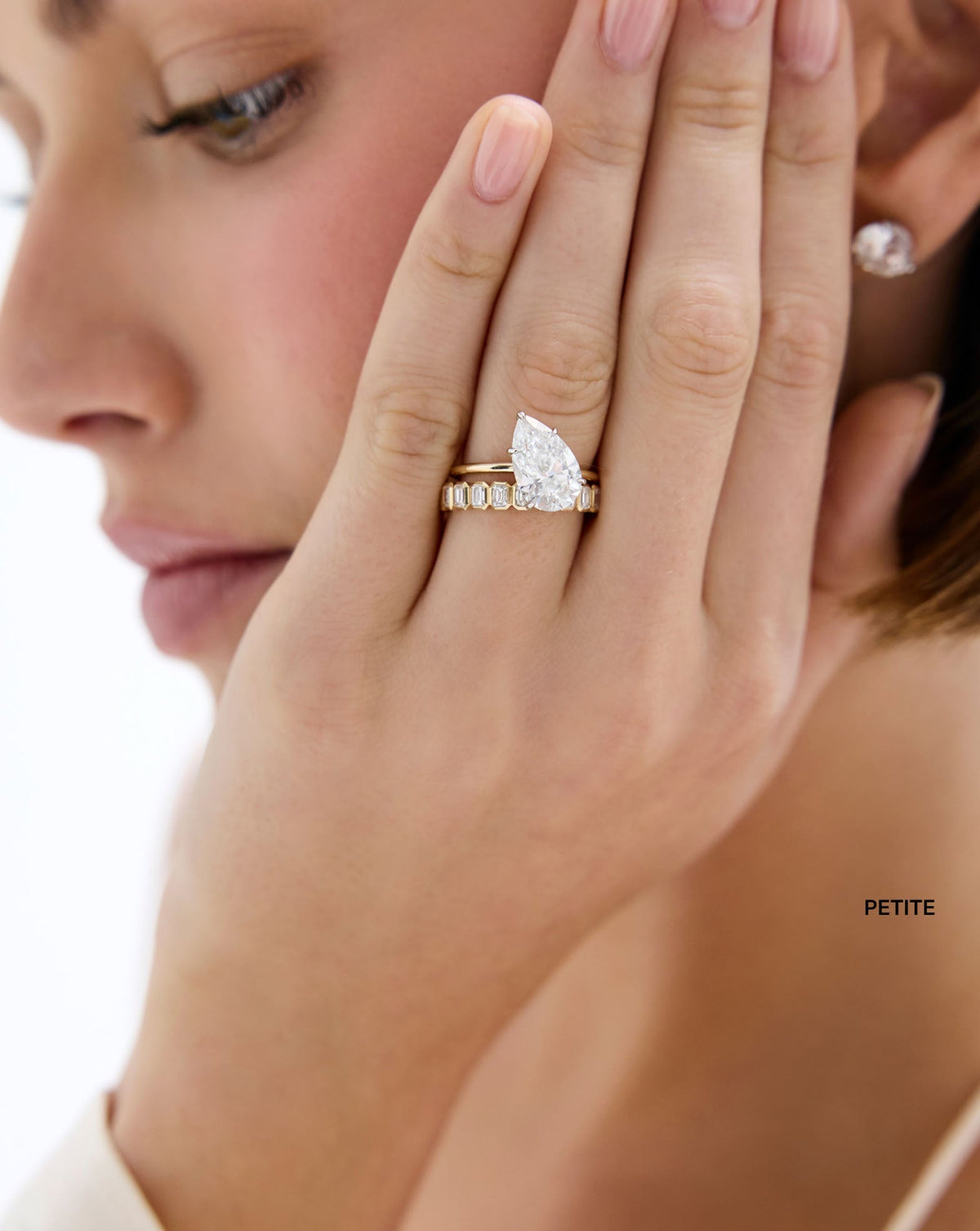 TCW Round Half Eternity Lab Grown Diamond Wedding Band