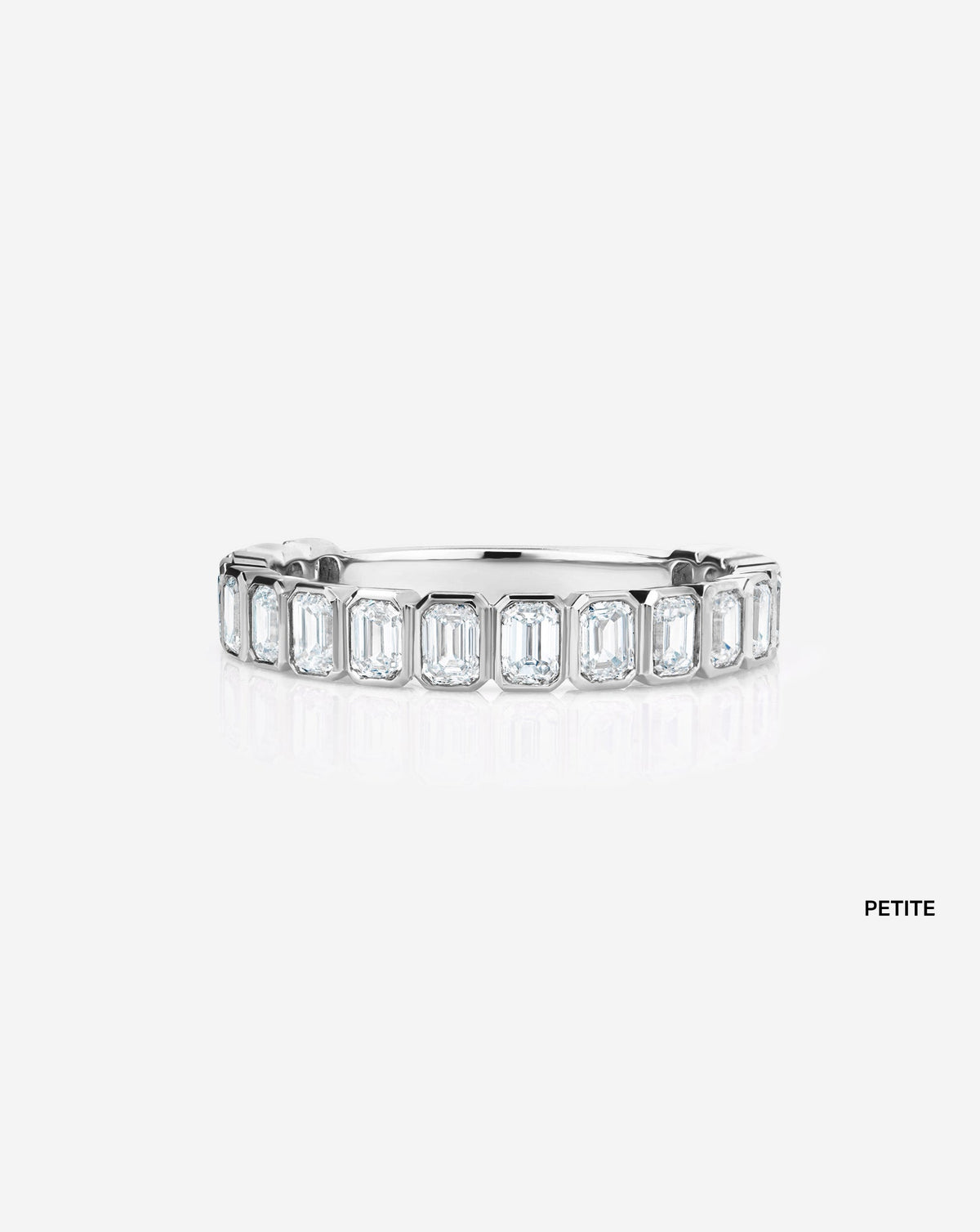 TCW Round Half Eternity Lab Grown Diamond Wedding Band