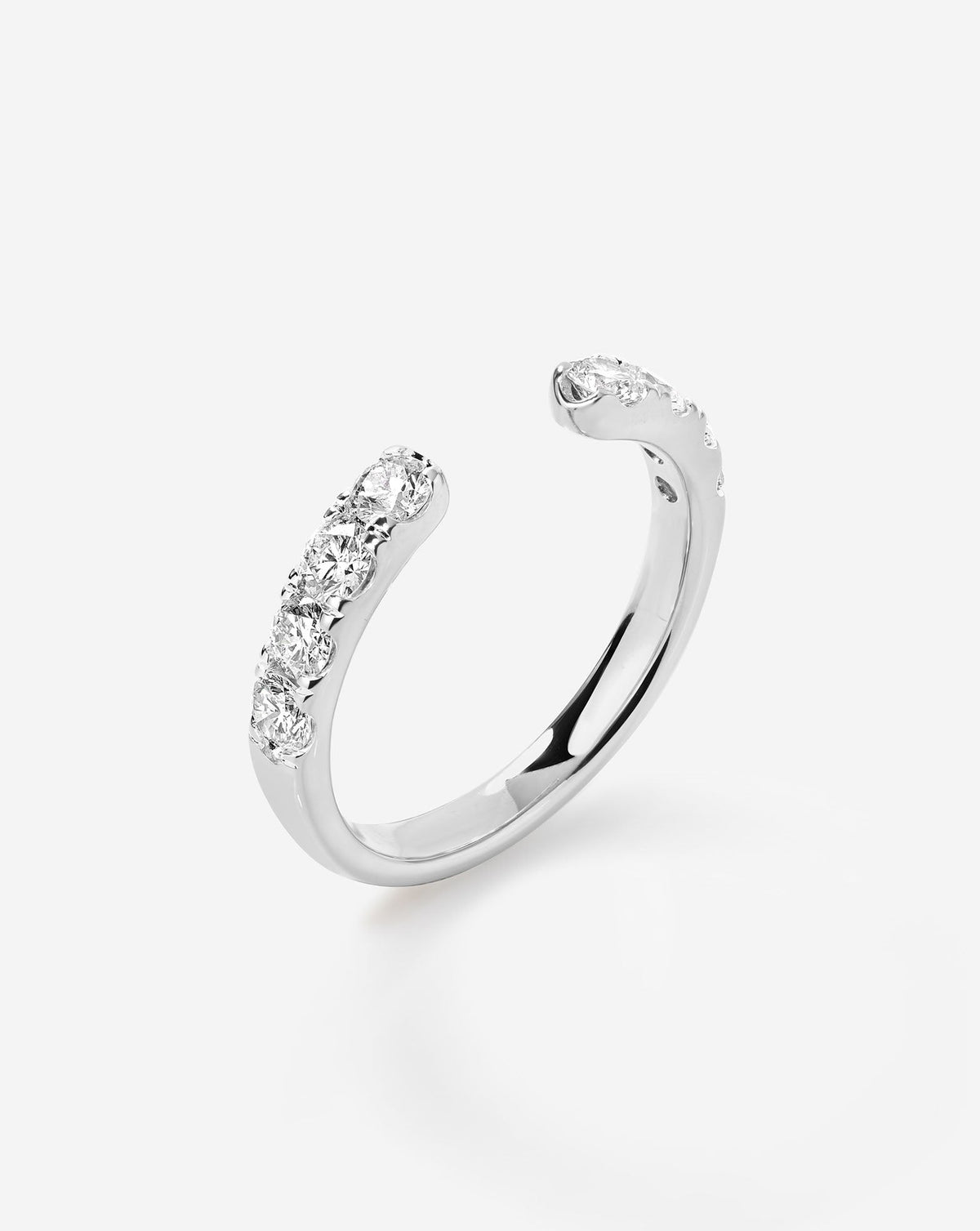 TCW Round Half Eternity Lab Grown Diamond Wedding Band