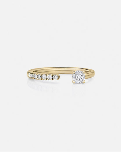 TCW Round Half Eternity Lab Grown Diamond Wedding Band