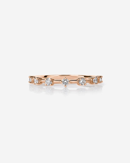 TCW Round Half Eternity Lab Grown Diamond Wedding Band