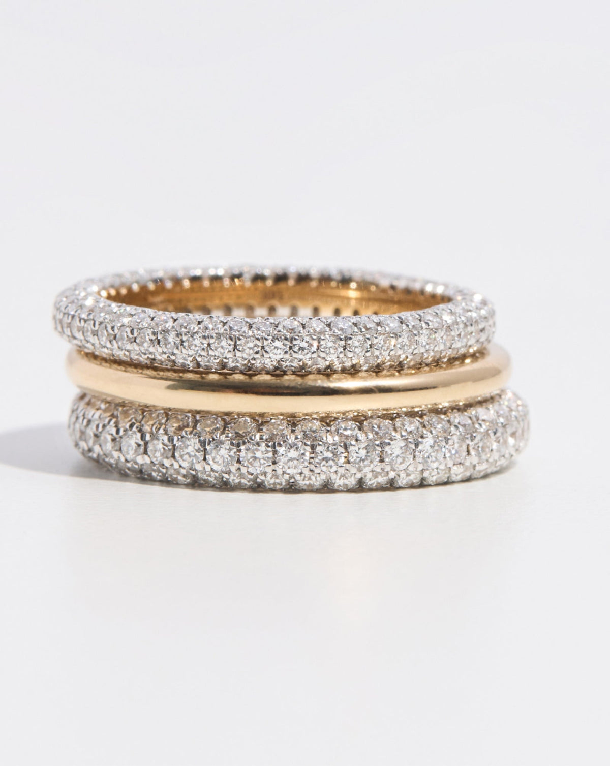 TCW Round Half Eternity Lab Grown Diamond Wedding Band