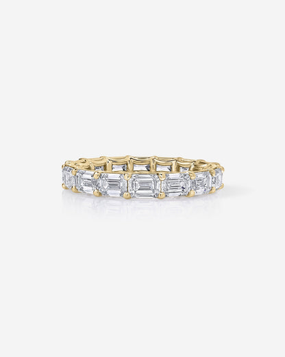 TCW Round Half Eternity Lab Grown Diamond Wedding Band