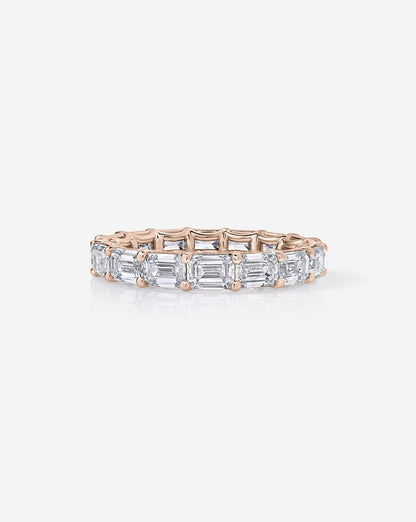 TCW Round Half Eternity Lab Grown Diamond Wedding Band