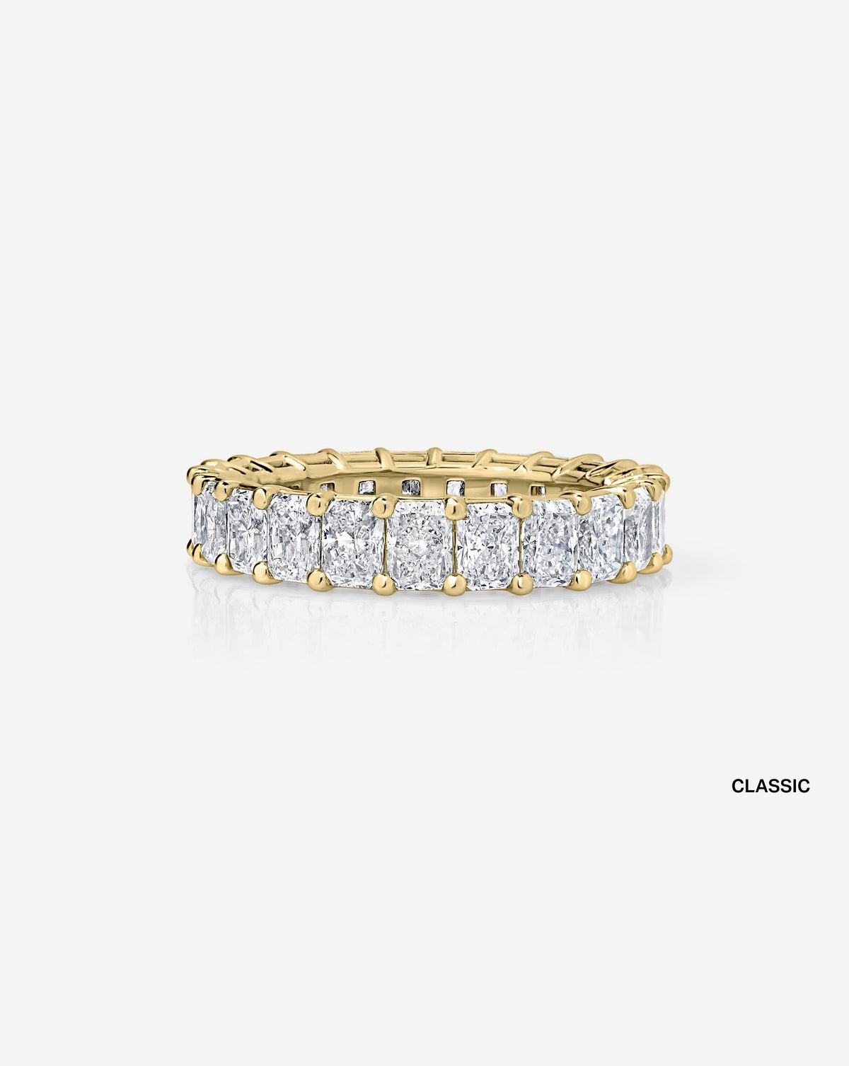 TCW Round Half Eternity Lab Grown Diamond Wedding Band