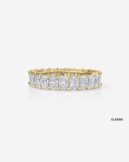TCW Round Half Eternity Lab Grown Diamond Wedding Band