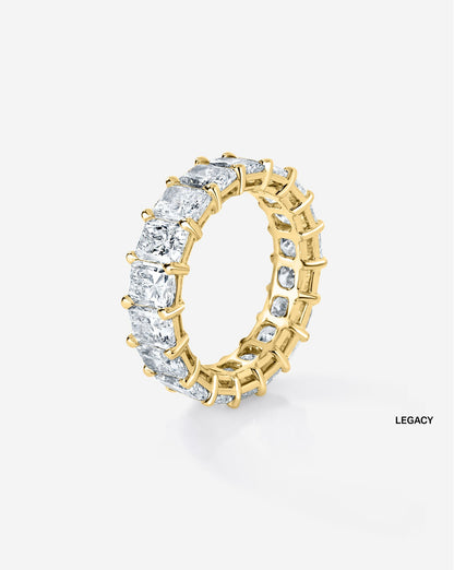 TCW Round Half Eternity Lab Grown Diamond Wedding Band