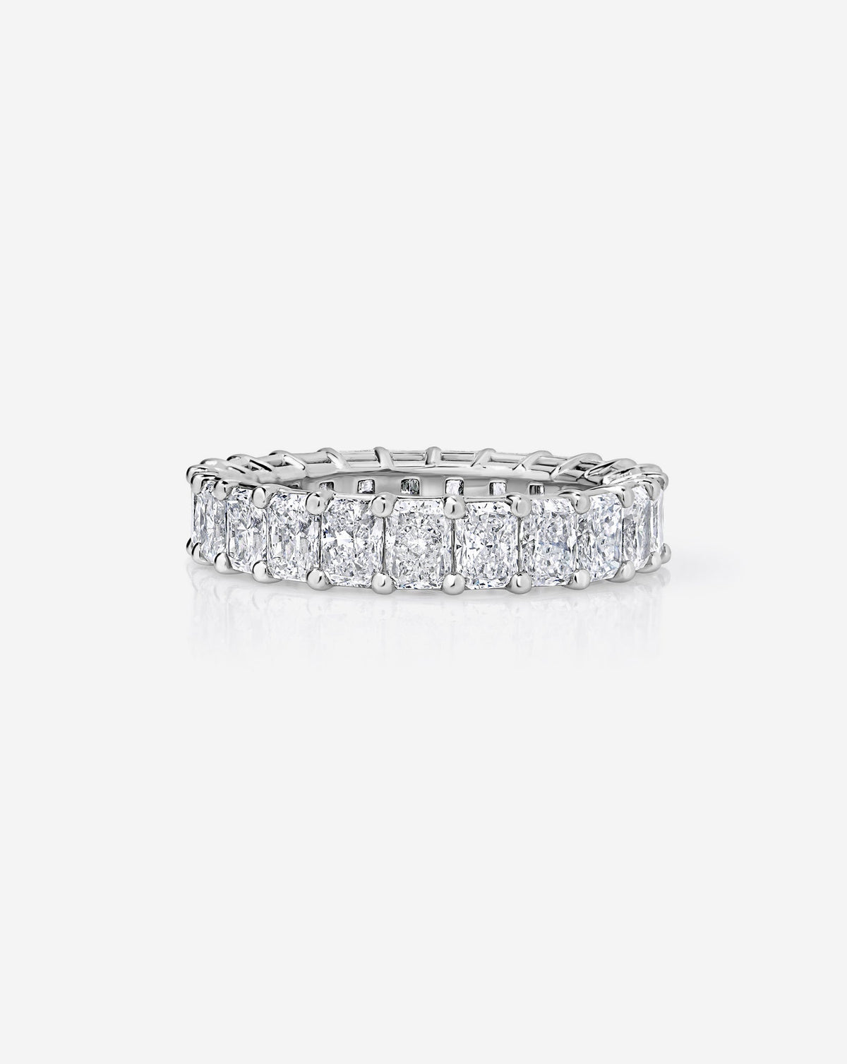 TCW Round Half Eternity Lab Grown Diamond Wedding Band