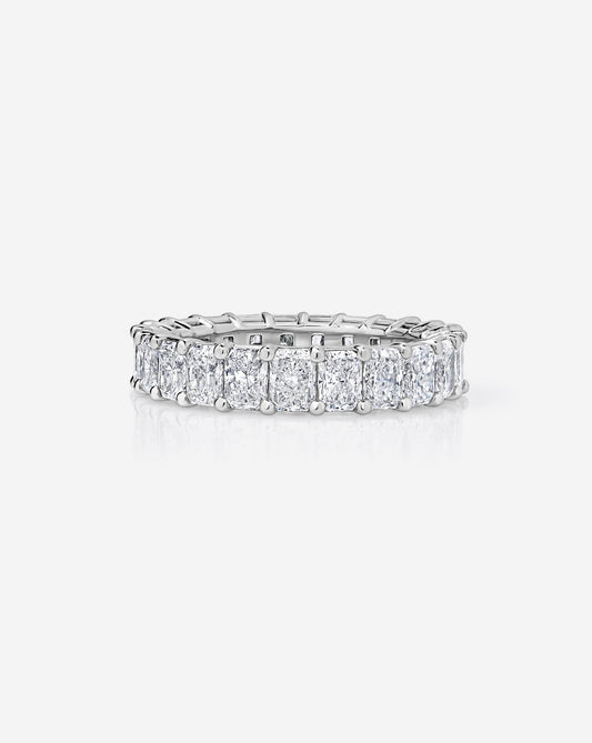 TCW Round Half Eternity Lab Grown Diamond Wedding Band