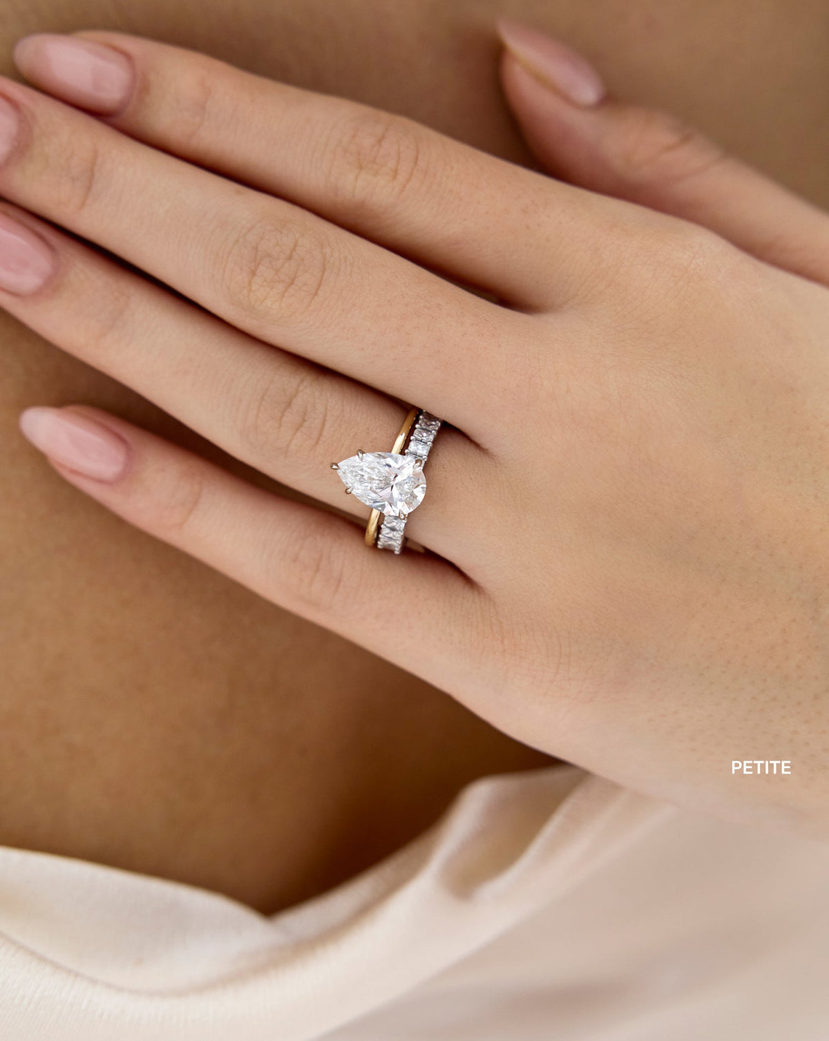 TCW Round Half Eternity Lab Grown Diamond Wedding Band