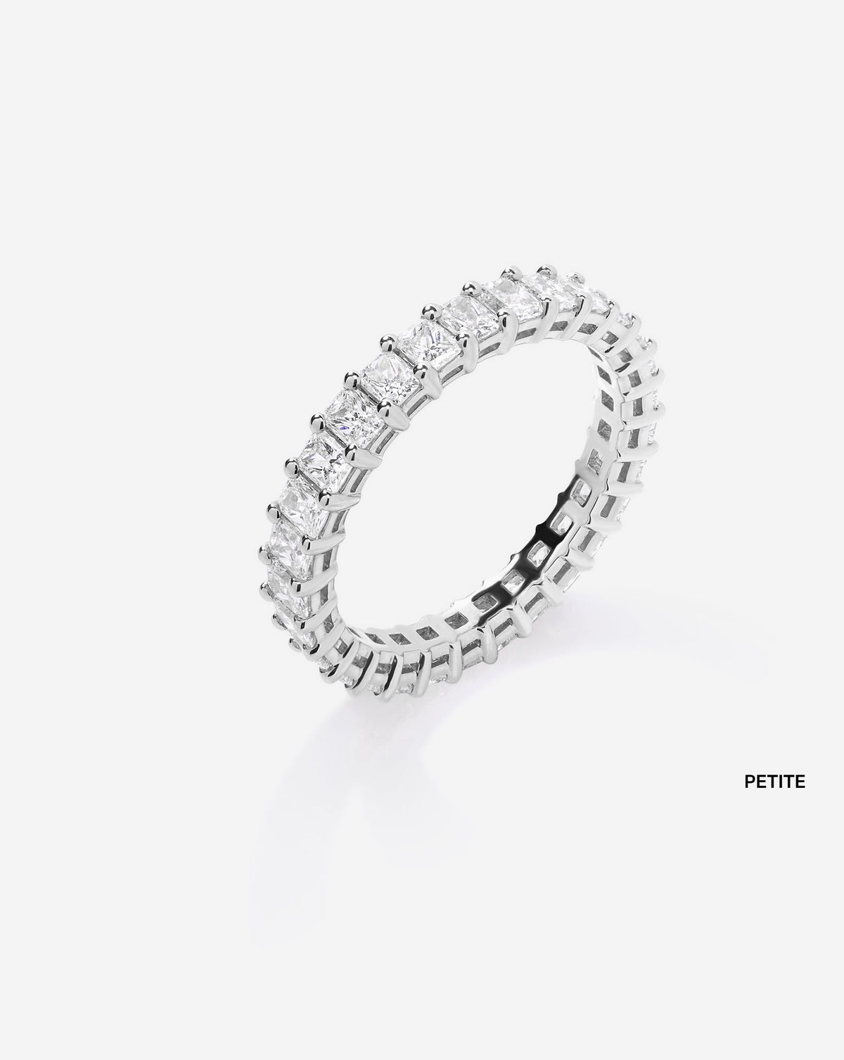 TCW Round Half Eternity Lab Grown Diamond Wedding Band