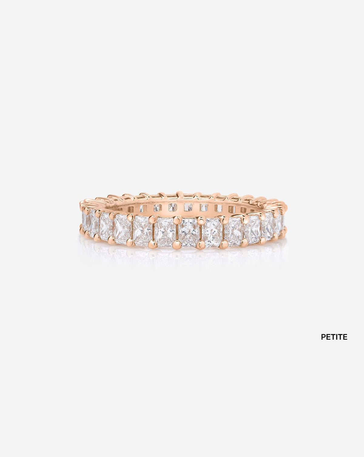 TCW Round Half Eternity Lab Grown Diamond Wedding Band