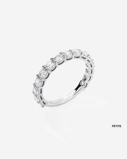TCW Round Half Eternity Lab Grown Diamond Wedding Band