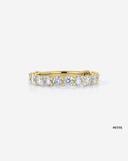 TCW Round Half Eternity Lab Grown Diamond Wedding Band