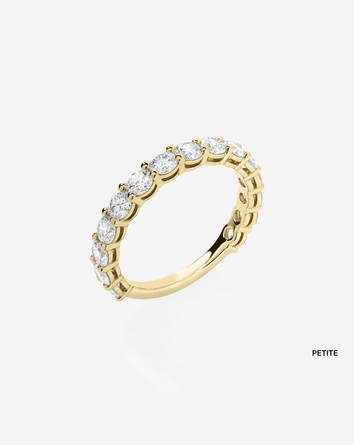 TCW Round Half Eternity Lab Grown Diamond Wedding Band