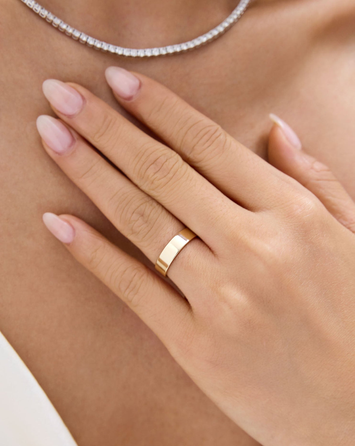 TCW Round Half Eternity Lab Grown Diamond Wedding Band