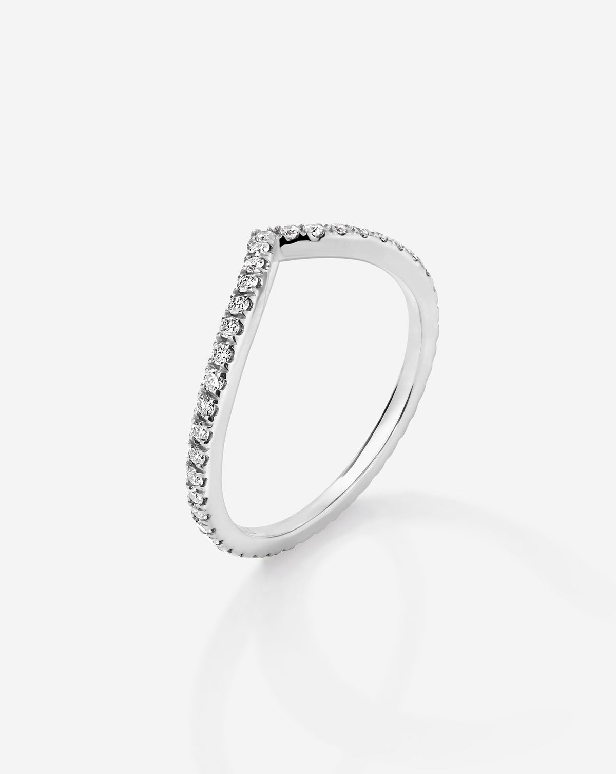 TCW Round Half Eternity Lab Grown Diamond Wedding Band