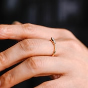 0.1 TCW Round Curved Moissanite Wedding Band