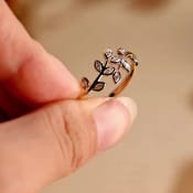 0.2 TCW Marquise Twig Style Moissanite Wedding Band