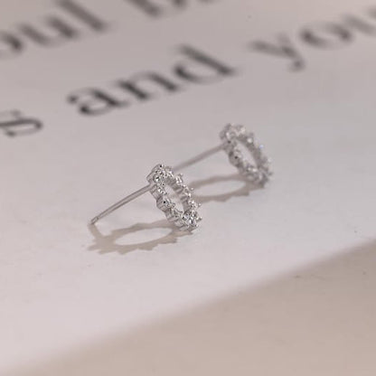 0.4 TCW Round Moissanite Stud Earrings