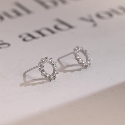 0.4 TCW Round Moissanite Stud Earrings