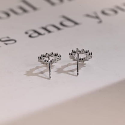 0.4 TCW Round Moissanite Stud Earrings