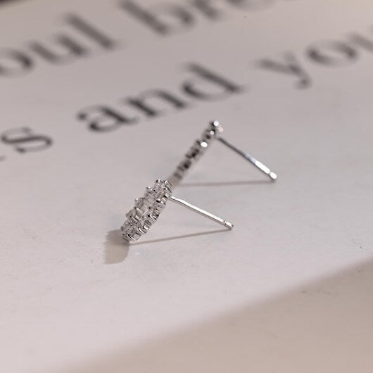 0.4 TCW Round Moissanite Stud Earrings