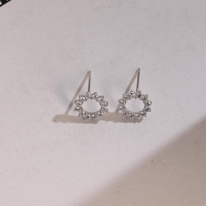 0.4 TCW Round Moissanite Stud Earrings