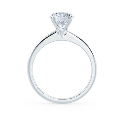 1.2 CT Round Solitaire Moissanite Engagement Ring