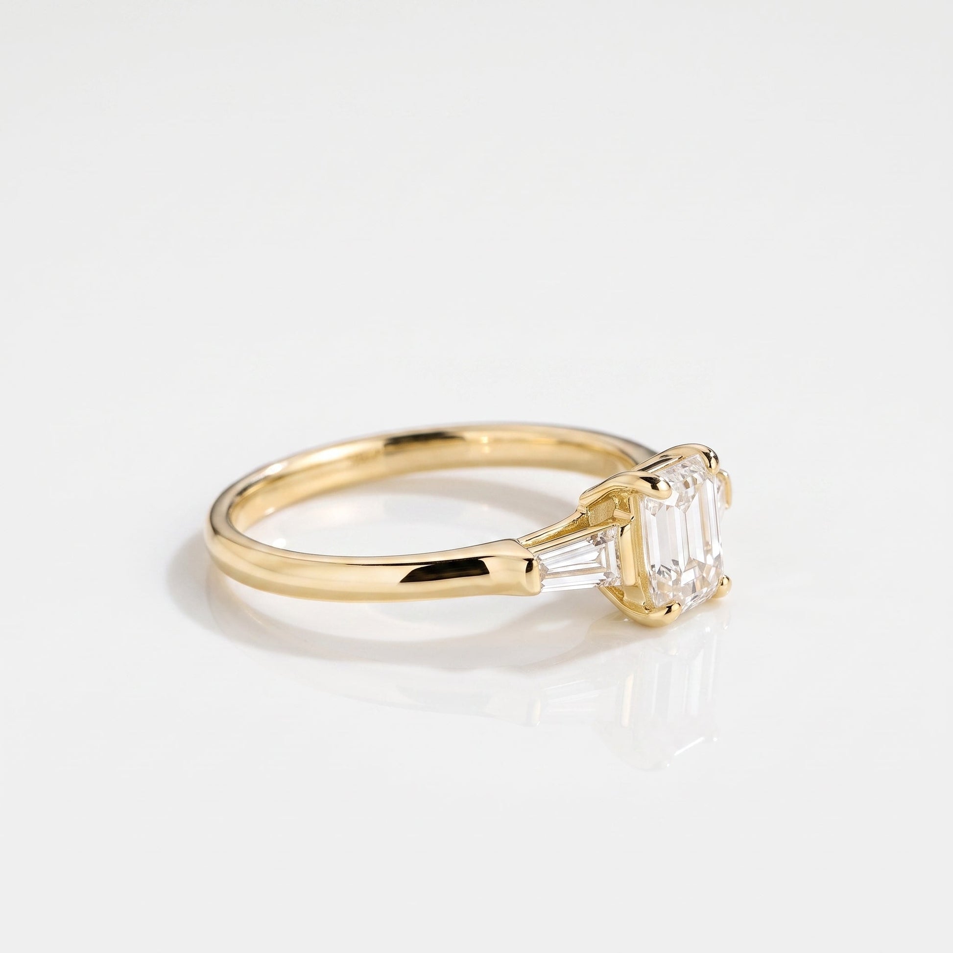 2 CT Marquise Pave Lab Grown Engagement Ring