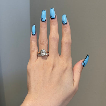 3 CT Cushion Bezel Moissanite Engagement Ring