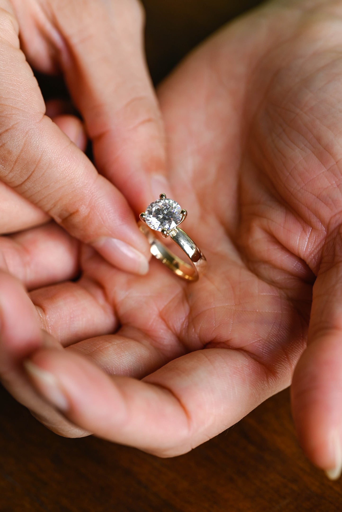 2 CT Emerald Pave Moissanite Engagement Ring