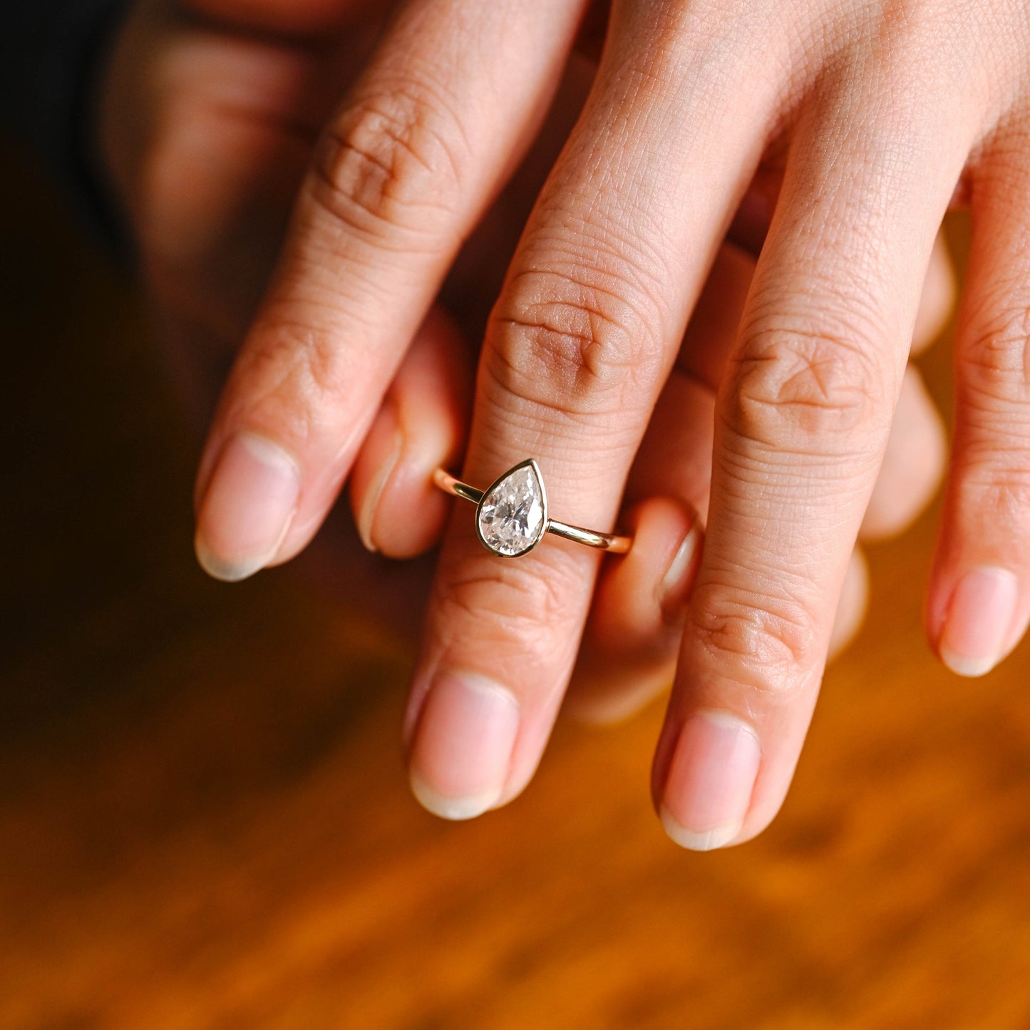 2 CT Emerald Pave Moissanite Engagement Ring