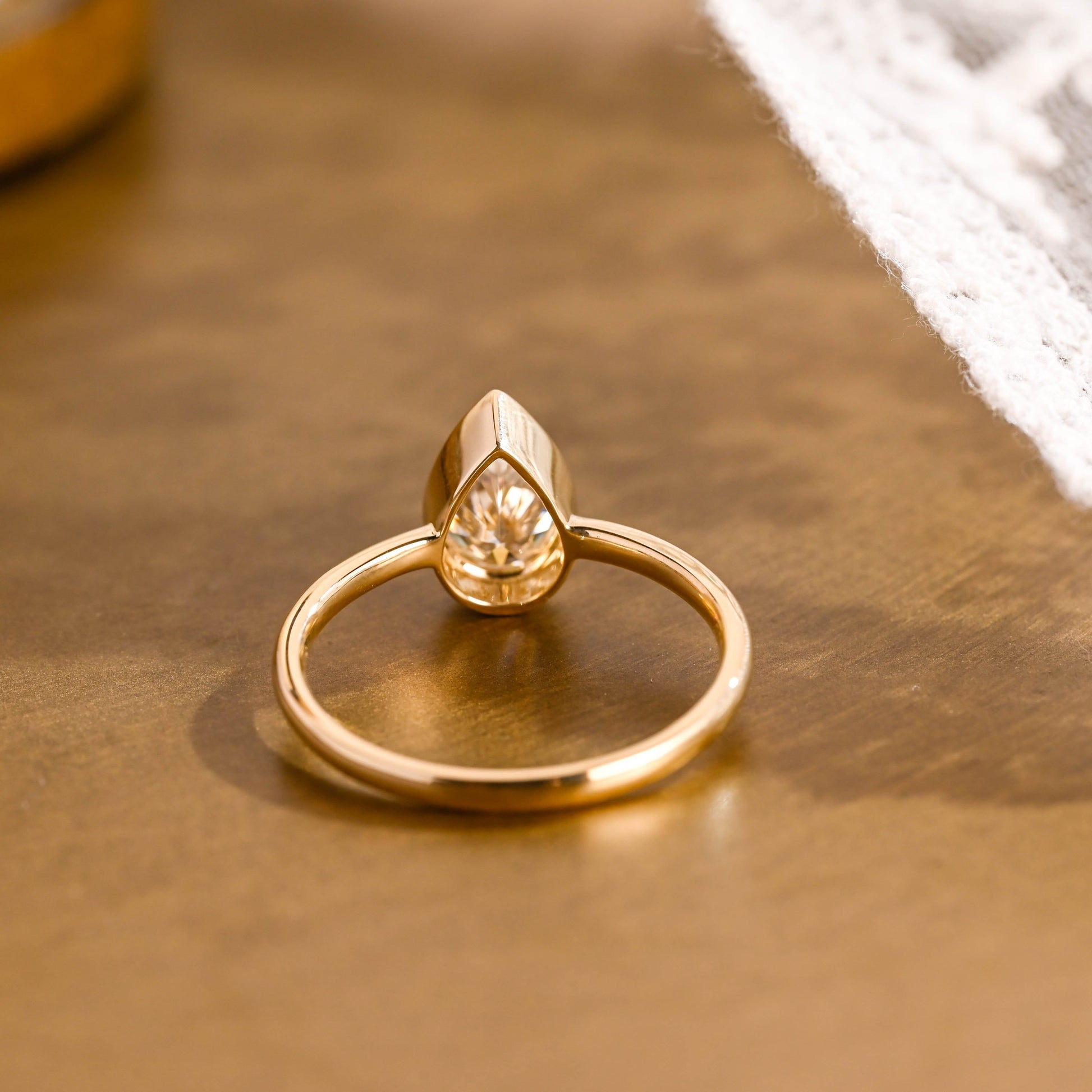 2 CT Emerald Pave Moissanite Engagement Ring