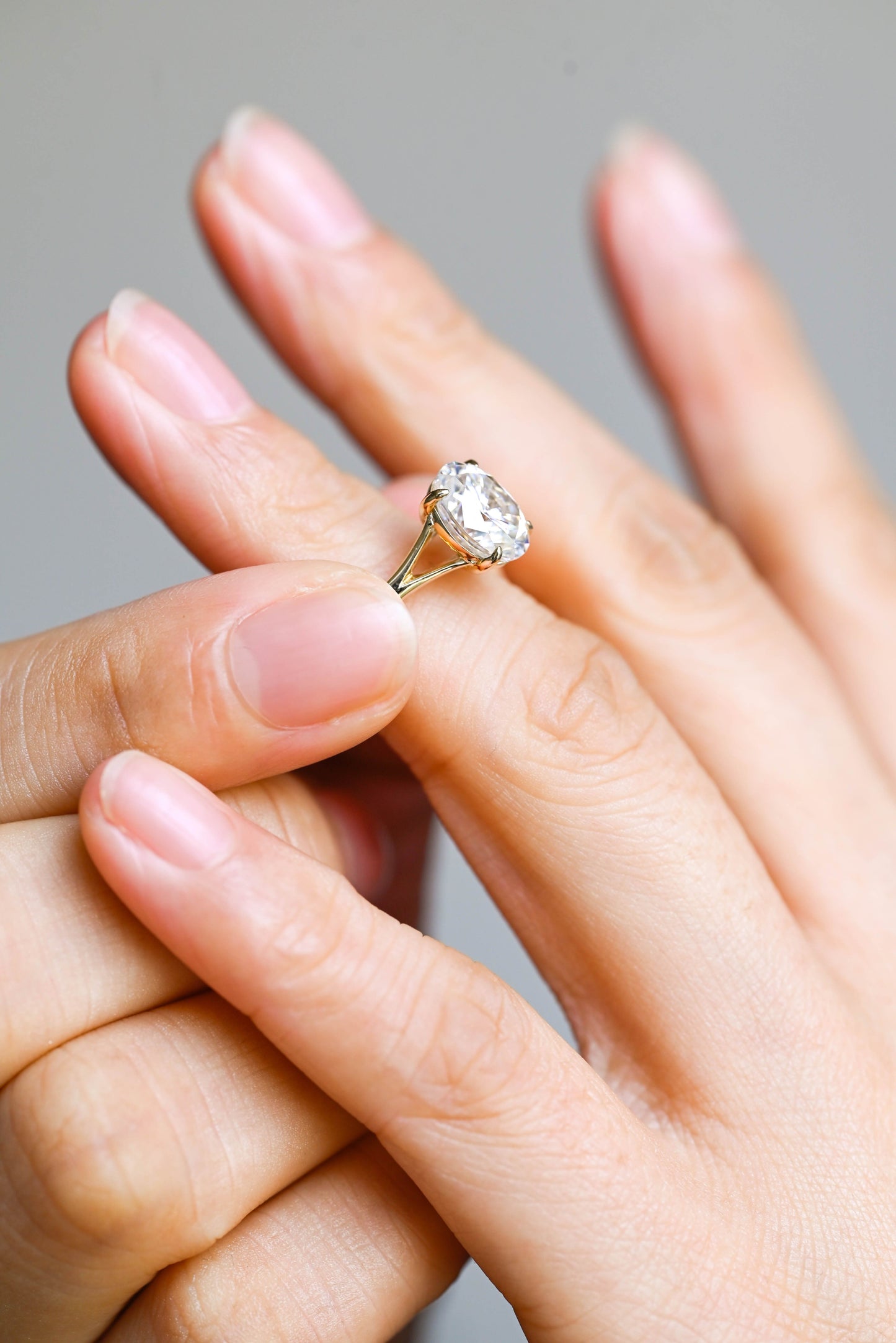 2 CT Emerald Pave Moissanite Engagement Ring