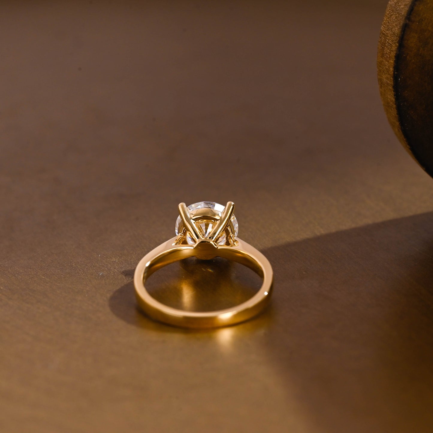2 CT Emerald Pave Moissanite Engagement Ring