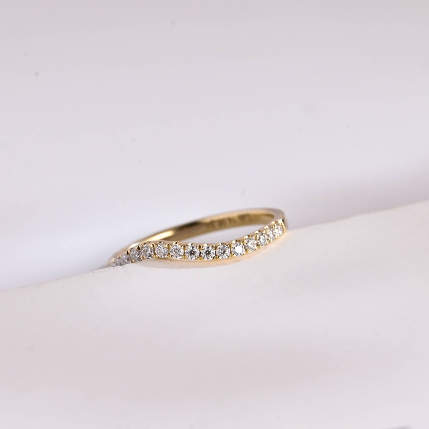 0.15 TCW Round Milgrain Lab Grown Diamond Wedding Band