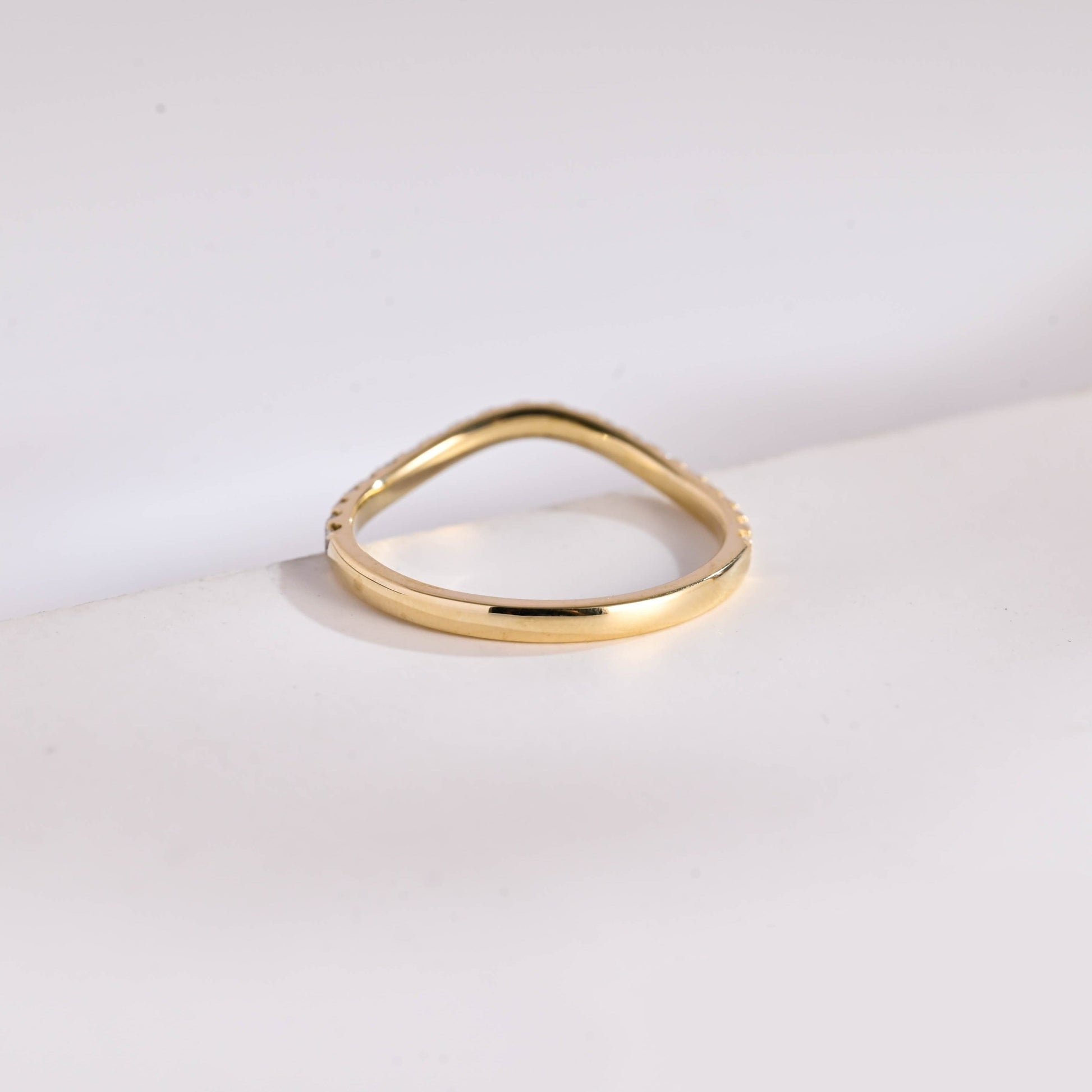 0.15 TCW Round Milgrain Lab Grown Diamond Wedding Band