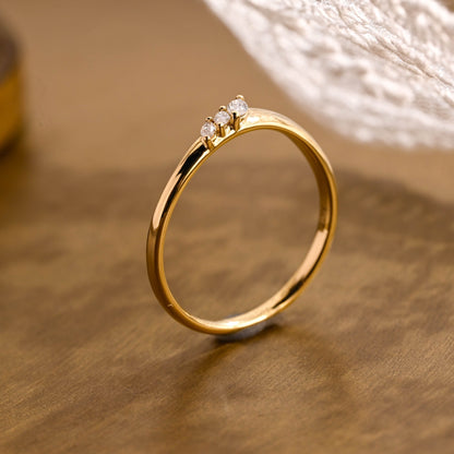 0.15 TCW Round Milgrain Lab Grown Diamond Wedding Band