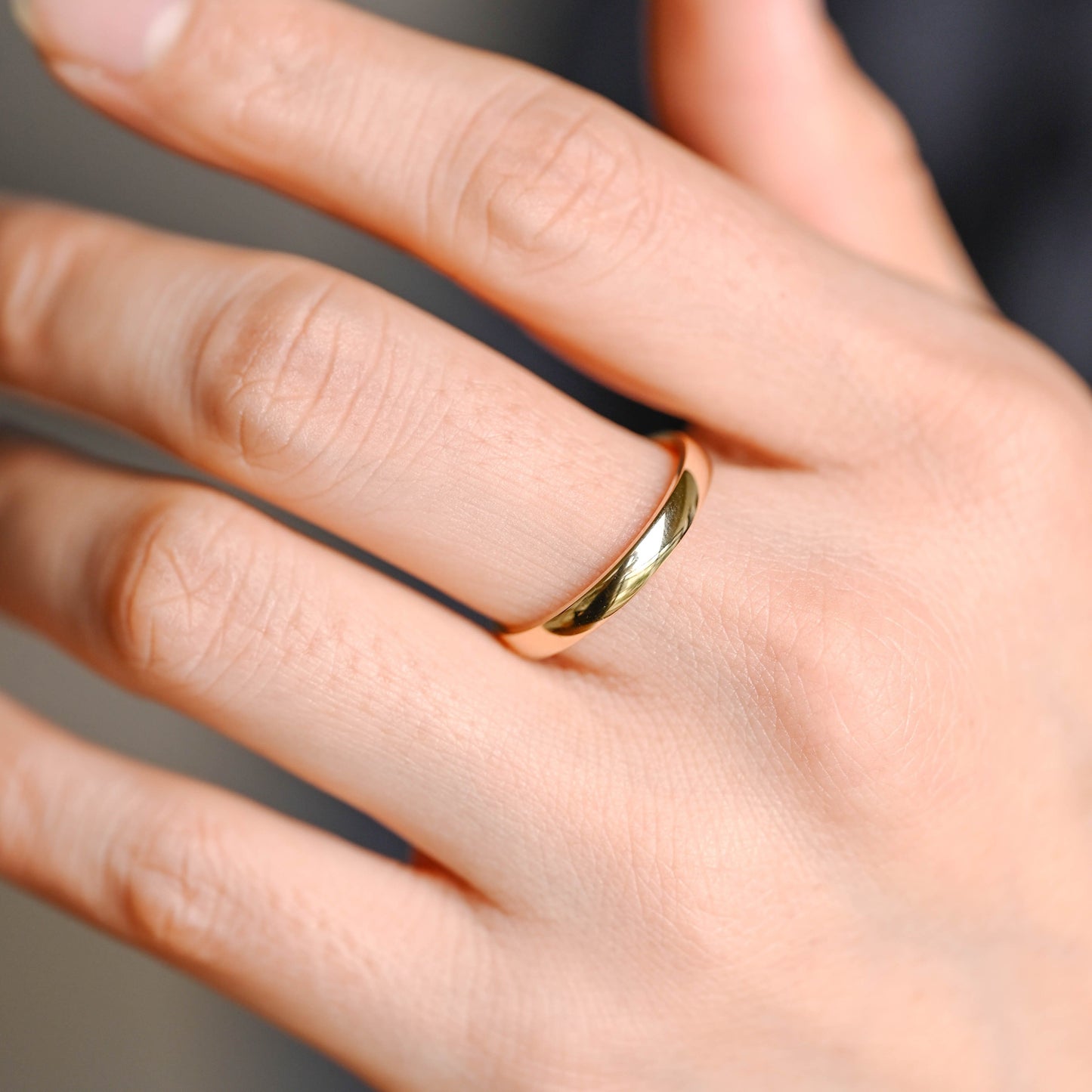 0.15 TCW Round Milgrain Lab Grown Diamond Wedding Band