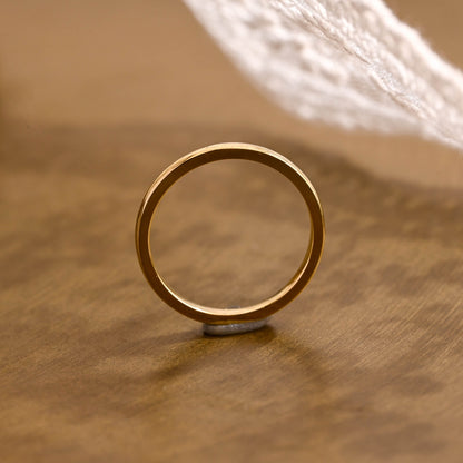 0.15 TCW Round Milgrain Lab Grown Diamond Wedding Band