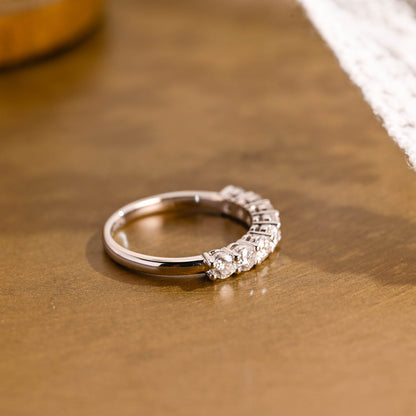0.15 TCW Round Milgrain Lab Grown Diamond Wedding Band