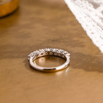 0.15 TCW Round Milgrain Lab Grown Diamond Wedding Band