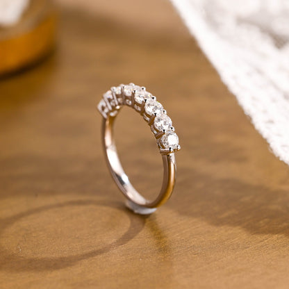 0.15 TCW Round Milgrain Lab Grown Diamond Wedding Band