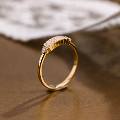0.15 TCW Round Milgrain Lab Grown Diamond Wedding Band