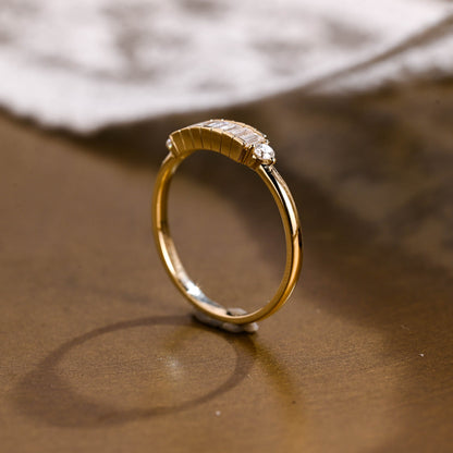 0.15 TCW Round Milgrain Lab Grown Diamond Wedding Band